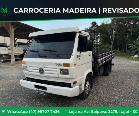 VW 7-100 1995 MWM + CARROCERIA MADEIRA 5.30 METROS (TROCO E FINANCIO)