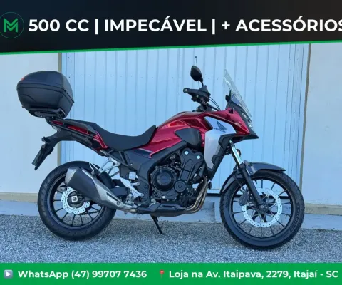 Honda cb 500 x 2021 com baixa km ( aceito troca e financio!!!)