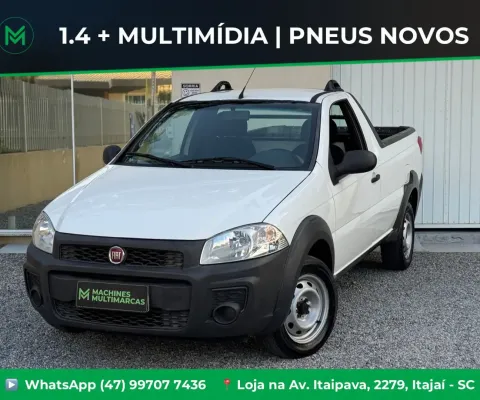 Fiat strada hard working 2019 1.4 + multimidia (financio e troco)