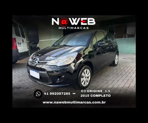 CITROEN C3 1.5 ORIGINE 8V FLEX 4P MANUAL 2015