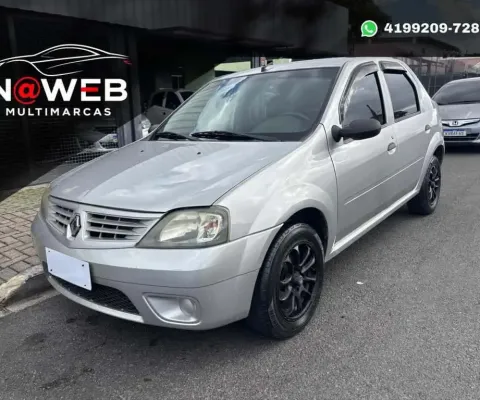 Renault logan 1.0 authentique 16v flex 4p manual 2008