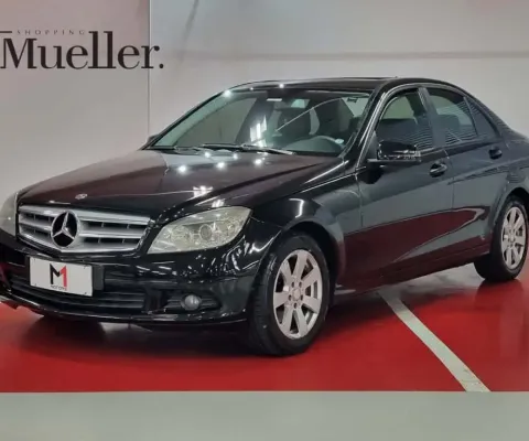 MERCEDES-BENZ C 200 AVANTGARDE KOMPRESSOR 1.8 GASOLINA AUTOMATIZADO - 2010 - PRETO