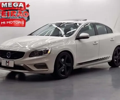 VOLVO S60 T6 R-DESIGN 3.0 AWD GASOLINA AUTOMÁTICO - 2015 - BRANCO