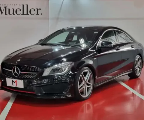 MERCEDES-BENZ CLA 250  SPORT 2.0 CGI 4MATIC 7G-DCT GASOLINA - 2015 -  PRETO