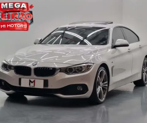 BMW 428i GRAN COUPE SPORT 2.0 TURBO GASOLINA AUTOMÁTICO - 2015 - BRANCO