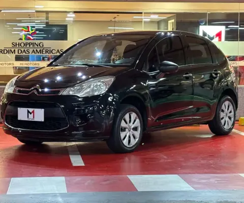 CITROËN C3 ORIGINE 1.5 8V FLEX 4P MANUAL - 2014 - PRETO