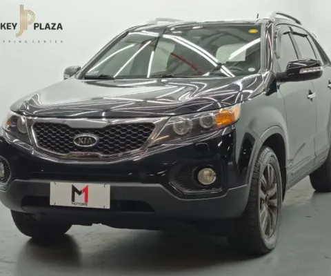 KIA SORENTO EX2 3.5 V6 4WD GASOLINA AUTOMÁTICO 7L - 2013 - PRETA