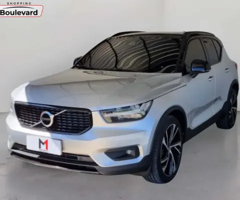 VOLVO XC40 T5 R-DESIGN 2.0 AWD GASOLINA AUTOMÁTICO - 2019 - PRATA