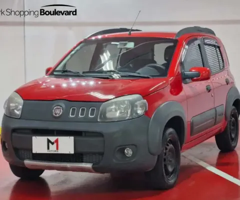 FIAT UNO EVO WAY CELEBRATION 1.0 FLEX MANUAL - 2013 - VERMELHO
