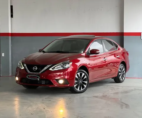 Nissan Sentra SL 2017 topo de linha + teto solar + laudo aprovado