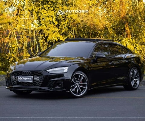 Audi A5 Sportback S-Line 2.0 TFSI S-tronic  - Preta - 2022/2023