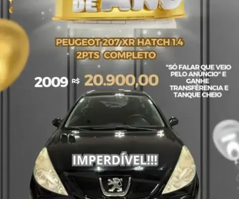 PEUGEOT 207 XR 2PTS 1.4 FLEX 2009