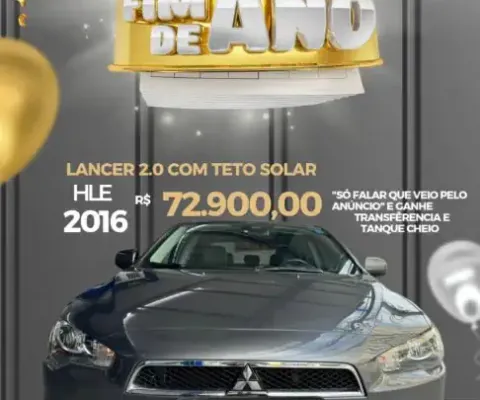 MITSUBISHI LANCER HLE 2.0 GASOLINA 2016