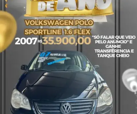 Volkswagen polo sportline 1.6 flex 2007