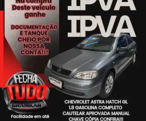 Chevrolet astra hatch  gl 1.8 gasolina  2001
