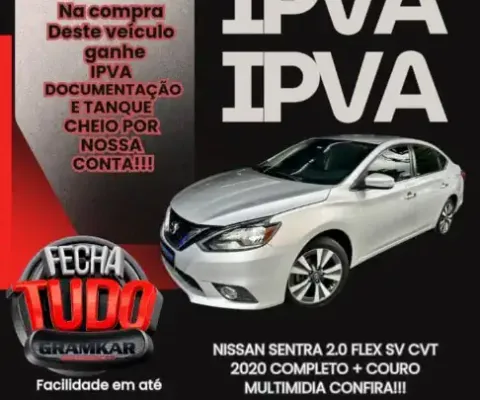 Nissan sentra sv cvt 2.0 flex 2020