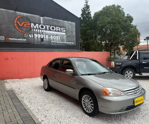 Honda/civic lx 1.7 2002 completo!!!