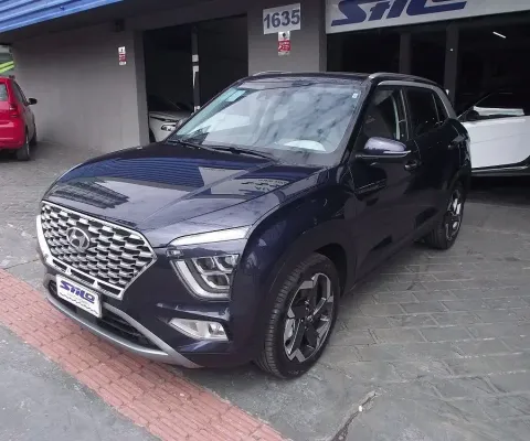 Hyundai Creta Ultimate 2.0 Automático + Borboleta + Teto Solar 2024/2025 Azul