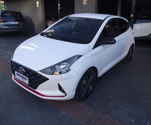 Hyundai HB20 Sport 1.0 Turbo TGDI Automático + Borboleta Flex 2020/2021 Branco