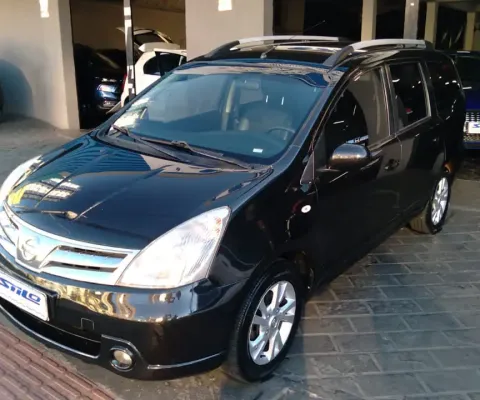 Nissan Grand Livina SL 1.8 Automático 07 Lugares Flex 2012/2013 Preto