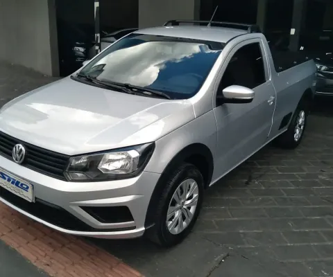 Volkswagen Saveiro Trendline 1.6 Flex 2019/2020 Prata