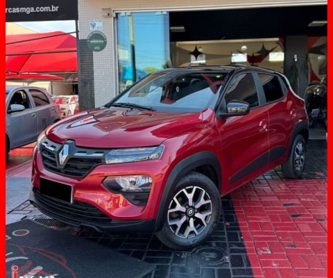 Kwid Intense Pack Biton 1.0 Flex Mec. 2023 Completo (excelente para Uber e 99) Finan. 100%