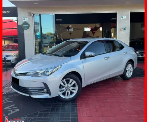 Corolla XEI 2.0 Flex Aut. 2018 Baixa quilometragem e manual e chave copia