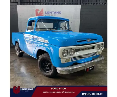 Ford F-100 1965 3.6 super gasolina 2p manual