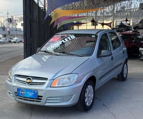 Chevrolet Celta Spirit 1.0 MPFI 8V FlexP. 5p  - Prata - 2007/2008