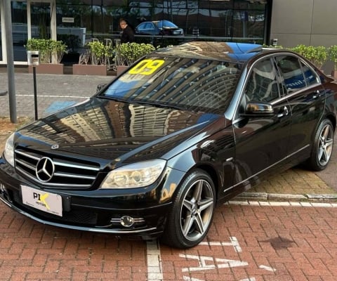 Mercedes-benz C 200 k 2009 1.8 avantgarde kompressor gasolina 4p automático