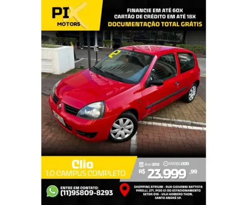 Renault Clio 2012 1.0 campus 16v flex 2p manual