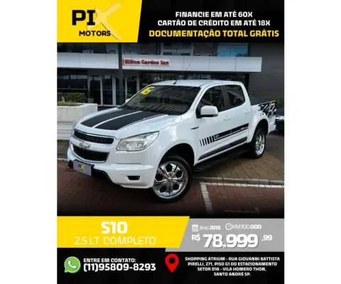Chevrolet S10 2016 2.5 lt 4x2 cd 16v flex 4p manual