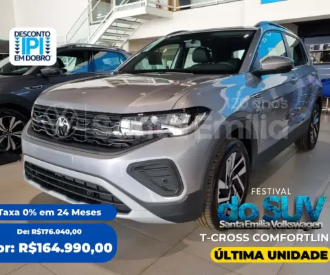 VOLKSWAGEN T-CROSS 1.0 TSI COMFORTLINE 200 4P