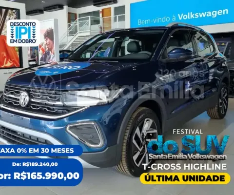 VOLKSWAGEN T-CROSS 1.4 TSI HIGHLINE 250 16V 4P