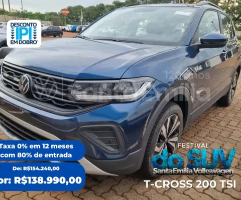 VOLKSWAGEN T-CROSS 1.0 TSI 200 12V 4P