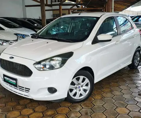 Ford KA 1.0 SE/SE Plus TiVCT Flex 5p  - Branca - 2014/2015