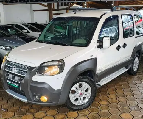 Fiat Doblo Adventure 1.8 Xingu - Branca - 2012/2013