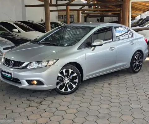 Honda Civic Sedan LXR 2.0 Flexone 16V Aut. 4p  - Prata - 2015/2016