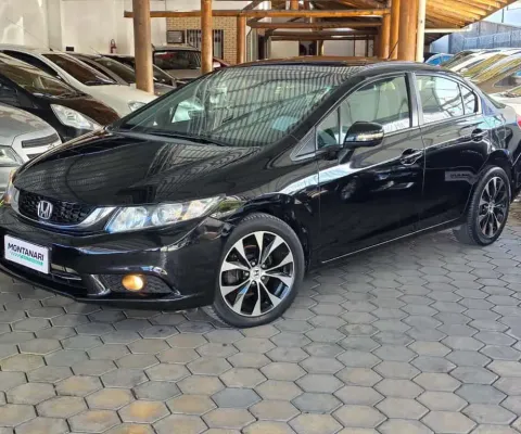 Honda Civic Sedan LXR 2.0 Flexone 16V Aut. 4p  - Preta - 2016/2016
