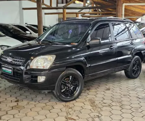Kia Sportage LX 2.0 16V 142cv 5p  - Preta - 2008/2008