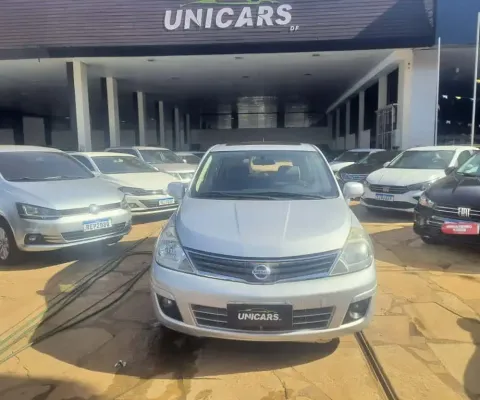 Nissan Tiida /  18SL FLEX - Prata - 2011/2012