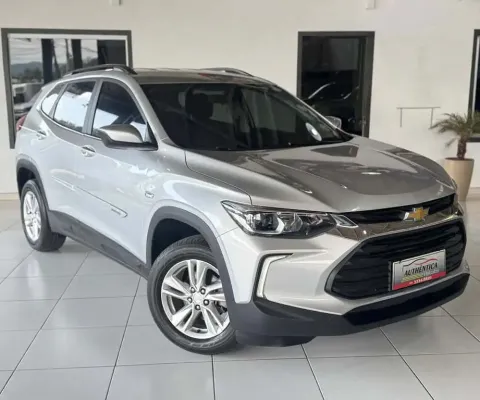 Chevrolet Tracker LT 1.0 Turbo 12V Flex Aut.  - Prata - 2021/2022