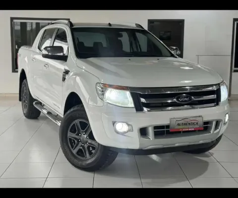 Ford Ranger 3.2 LIMITED CD 4X4  - Branca - 2013/2014