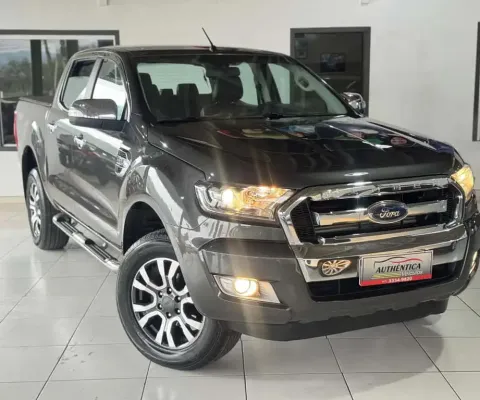 Ford Ranger XLT 3.2 20V 4x4 CD Diesel Aut.  - Cinza - 2017/2018
