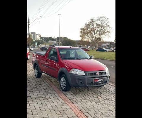 Fiat Strada WORKING - Vermelha - 2014/2015
