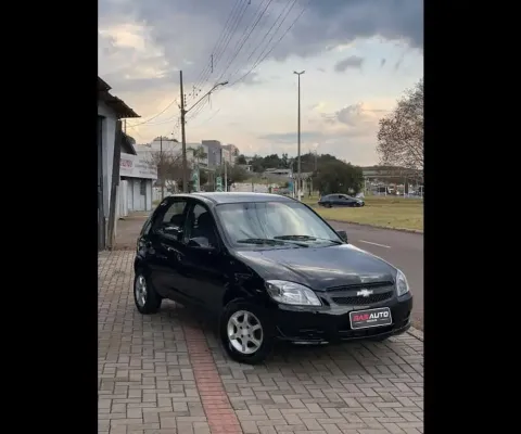 Chevrolet Celta Spirit/ LT 1.0 MPFI 8V FlexP. 5p  - Preta - 2012/2012