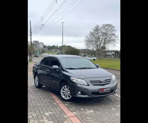 Toyota Corolla Sedan / SEG18FLEX - Cinza - 2010/2010