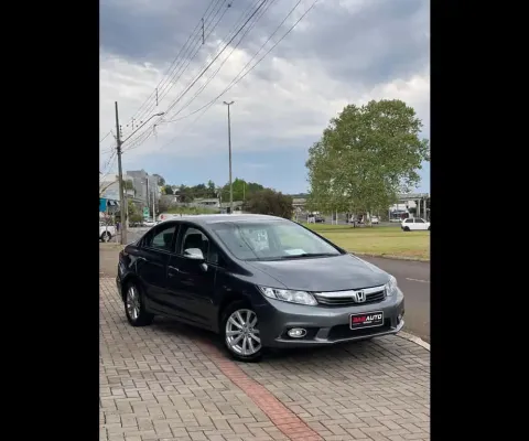 Honda Civic Sedan LXR 2.0 Flexone 16V Aut. 4p  - Cinza - 2014/2014