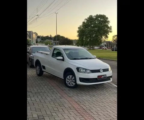 Volkswagen Saveiro Startline 1.6 T.Flex 8V  - Branca - 2015/2016