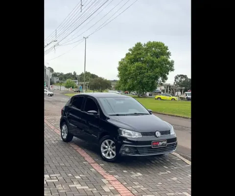 Volkswagen Gol Comfortline 1.0 T. Flex 8V 5p  - Preta - 2016/2017